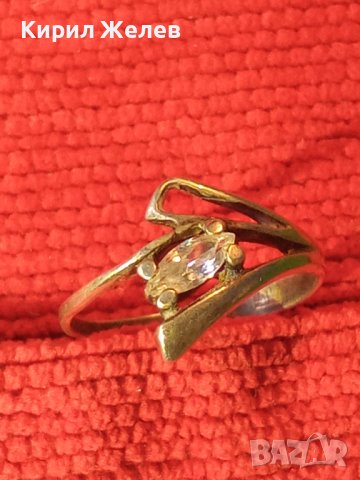 ПРЕКРАСЕН СКЪПОЦЕНЕН СРЕБЪРЕН ПРЪСТЕН СРЕБРО 925 с БЛЕСТЯЩ ЮВЕЛИРНО ФАСЕТИРАН ЦИРКОН 28581