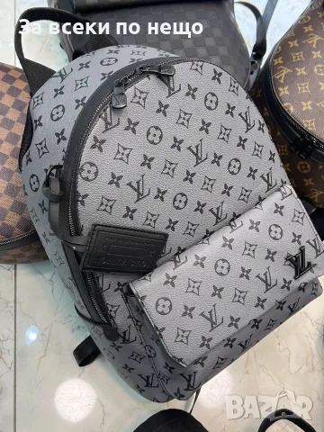 Louis Vuitton Луксозна Раница С Емблематичен Монограм И Преден Джоб - Различни Цветове Код SEM-785, снимка 7 - Раници - 56121159