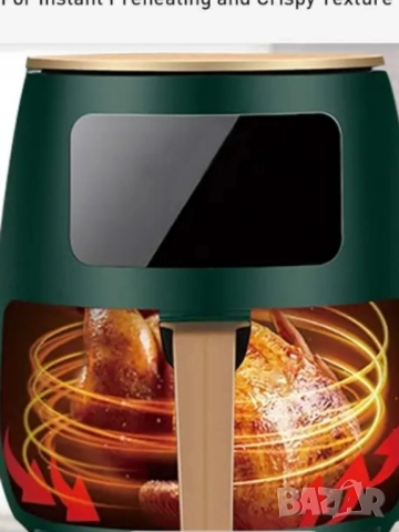 Еър фрайър 4.5L-нов, снимка 2 - Фритюрници - 49343215