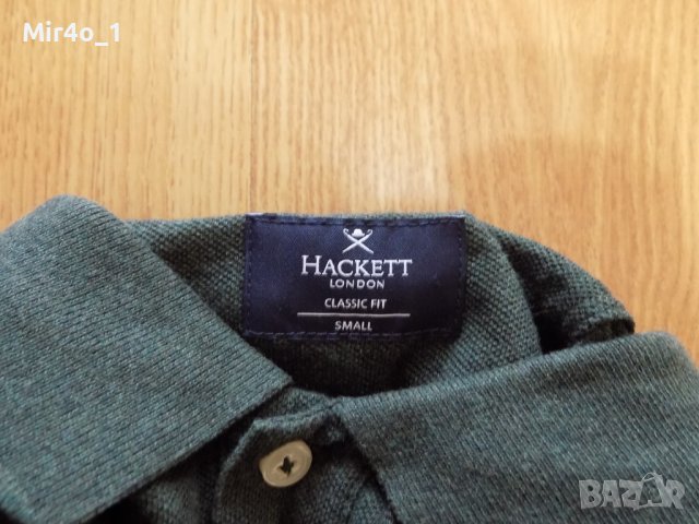 тениска hackett риза блуза фанела потник яка мъжка оригинална спорт S, снимка 4 - Тениски - 41667669