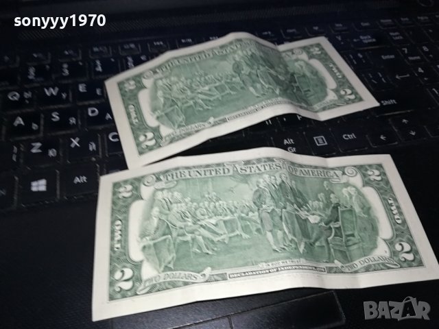 ДВЕ БАНКНОТИ ОТ 2 ДОЛАРА ЗА КОЛЕКЦИЯ 1808231853, снимка 10 - Колекции - 41897203