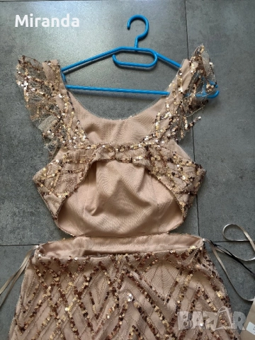 Allure елегантна рокля с пайети S, снимка 7 - Рокли - 51544664