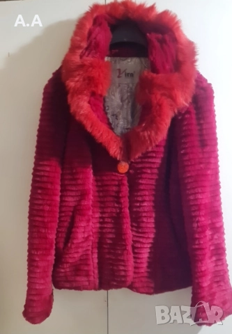 Дебело еко палто ,40лв., снимка 3 - Палта, манта - 52827958