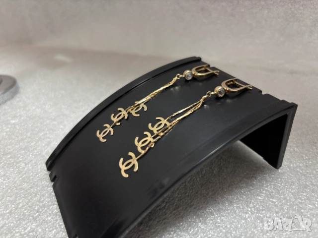 Златни Обеци-3,60 грама/14К (проба 585), снимка 6 - Обеци - 53643783