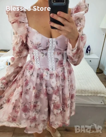 Флорална рокля , снимка 6 - Рокли - 50587457