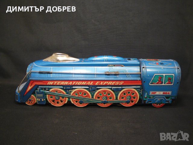 СТАРА РЕТРО СОЦ ЛАМАРИНЕНА ИГРАЧКА ЛОКОМОТИВ CHINA, снимка 3 - Антикварни и старинни предмети - 40788496