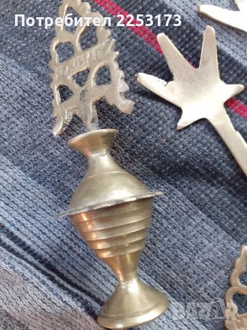 Бронзови декораций Пакистан,с надпис, снимка 2 - Декорация за дома - 39133490