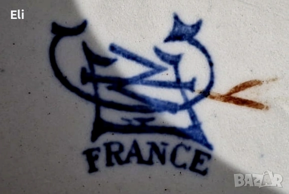 Антична френска сосиера, снимка 5 - Антикварни и старинни предмети - 53489299