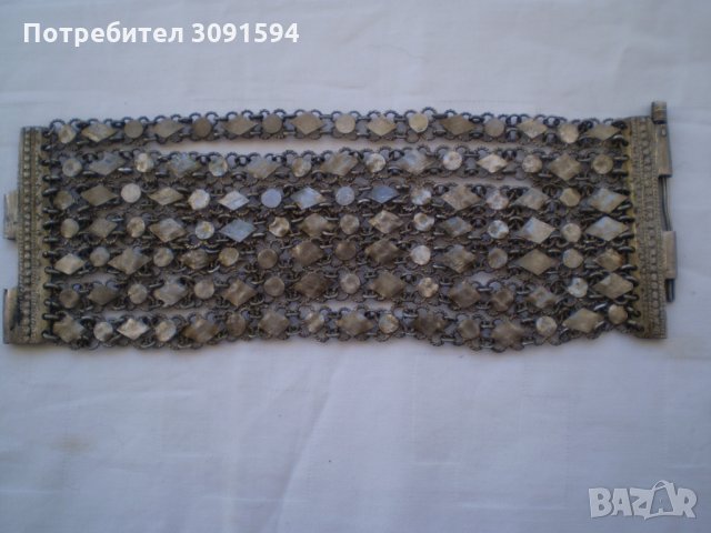 Възрожденска ръчно изработена гривна ентришия, снимка 11 - Антикварни и старинни предмети - 34360649