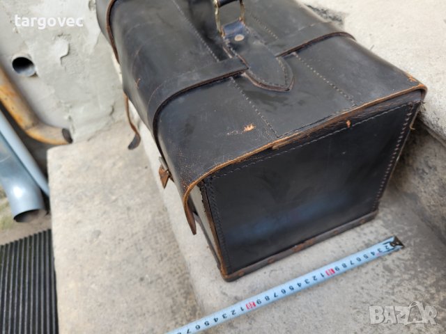 Уникален над 100-годишен немски Кожен майсторски куфар, снимка 5 - Антикварни и старинни предмети - 42740417