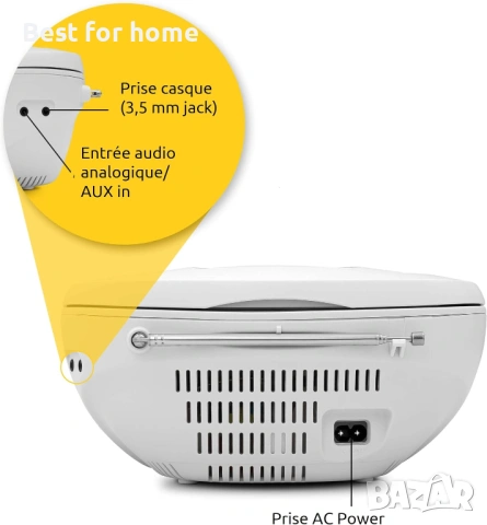 TechniSat Viola CD-1 преносим стерео CD плейър, снимка 8 - Друга електроника - 53836281