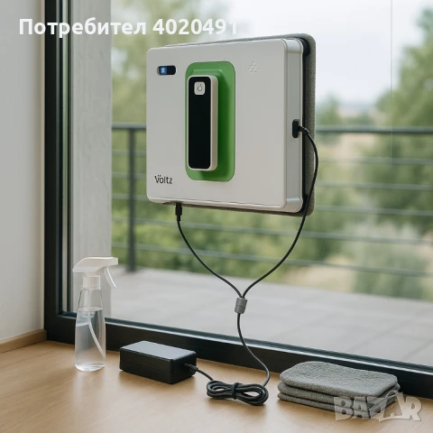 Робот за почистване на прозорци Voltz, снимка 2 - Кухненски роботи - 50873278