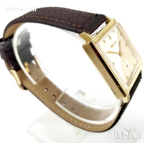 BULOVA 10 k.rolled gold plated- мъжки механичен часовник, снимка 3 - Мъжки - 40839543