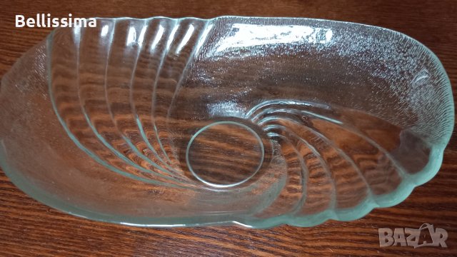 Винтидж чинийка от стъкло, снимка 1 - Декорация за дома - 40098556