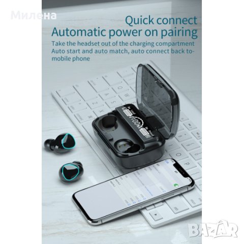 Z327 Безжични слушалки M10, снимка 5 - Bluetooth слушалки - 40746343