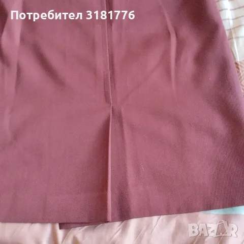 Дамска тъмно червена пола., снимка 2 - Поли - 55953793