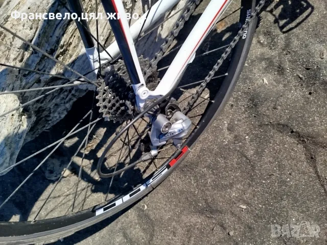 28 цола шосеен карбон велосипед размер 55 вертикално и хоризонтално , снимка 11 - Велосипеди - 47375907