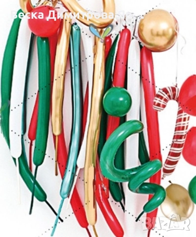 Комплект от 30 Коледни балона - Разнообразие от форми и цветове, снимка 3 - Декорация за дома - 52262664