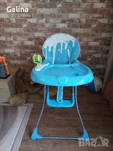 столче за хранене с музикален панел и занимателна играчка , снимка 3 - Столчета за хранене - 51383208