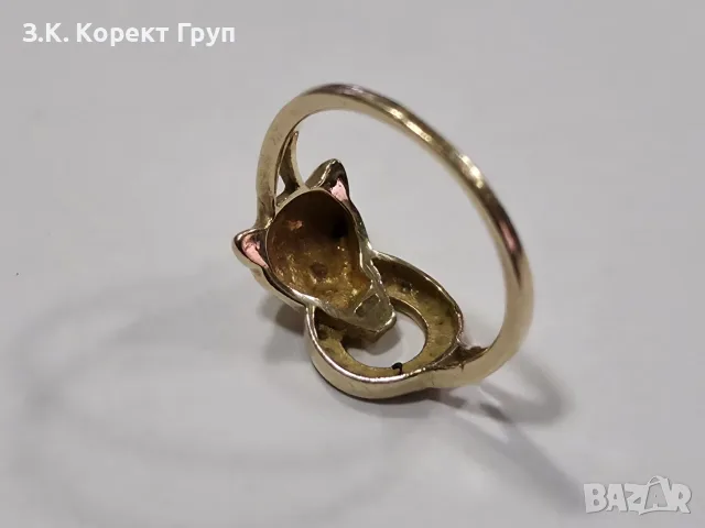 Дамски златен пръстен 14К 585 / 2,00 гр., снимка 6 - Пръстени - 55782663