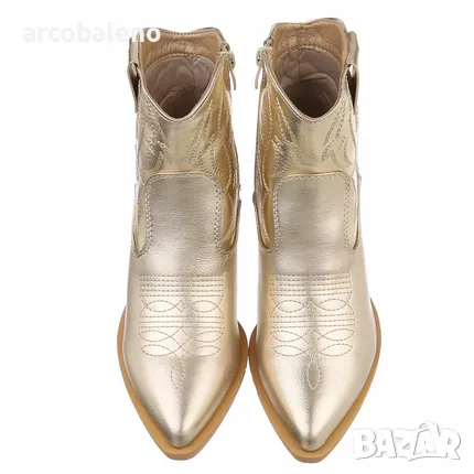 Дамски западни и байкърски ботуши, 5цвята , снимка 11 - Дамски ботуши - 49017269