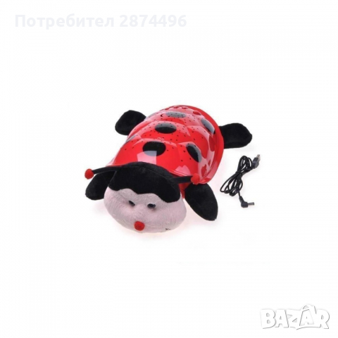 0381 Детска прожекционна нощна лампа - Калинка, снимка 9 - Детски нощни лампи - 36399927