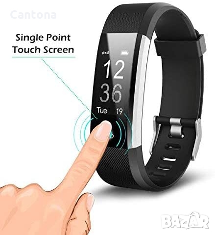 Фитнес тракер Yamay с монитор за пулс, IP67 водоустойчив тракер за активност, снимка 2 - Смарт гривни - 36039422