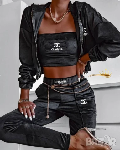 дамски екипи chanel, снимка 3 - Спортни екипи - 50765449