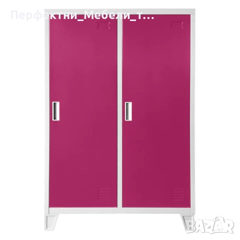 Метални гардеробчета с различни цветове-1-2,3,4 врати-налични!за детски градини,училище,занималня, снимка 4 - Шкафове и рафтове - 51285935
