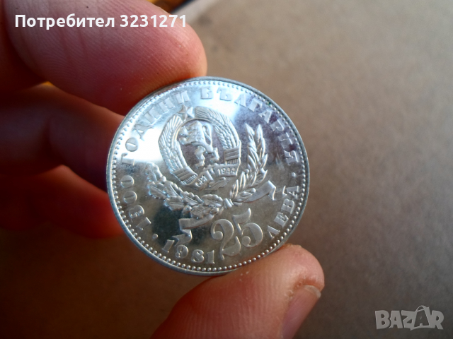 25лева/1981год./Майка сДете/,Сребро,Мат-Гланц,Прооф!!!, снимка 5 - Нумизматика и бонистика - 36194457