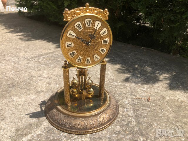 старинен, голям годишен/400 дневен/ часовник "KUNDO" - MADE IN GERMANY, снимка 4 - Антикварни и старинни предмети - 40690821