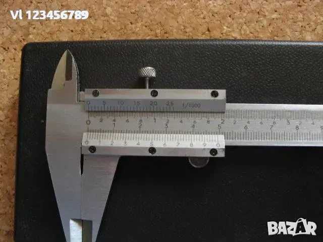 Класически стоманен шублер с нониус, 150 /0,01 mm,