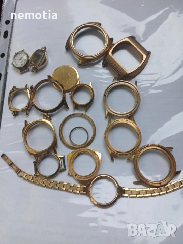 позлатени рамки от часовници, снимка 1