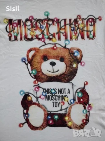 Дамска тениска Love MOSCHINO , снимка 3 - Тениски - 49938526