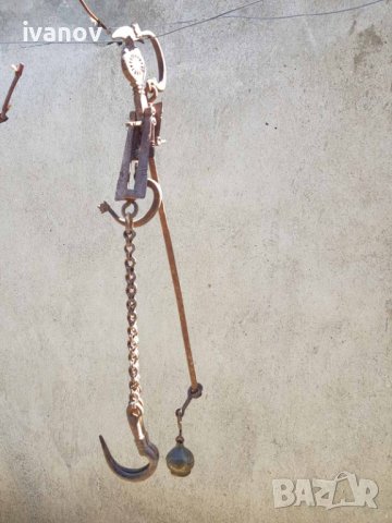 Стар кован кантар №1, снимка 9 - Антикварни и старинни предмети - 40535358