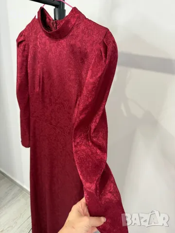 Дълга червена рокля , снимка 11 - Рокли - 48399870