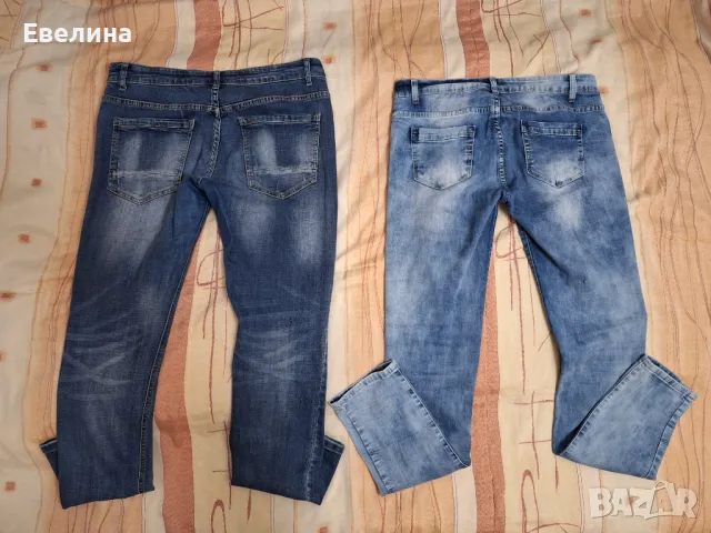 Дънки дамски 2 броя 25 лв, снимка 6 - Дънки - 47303853