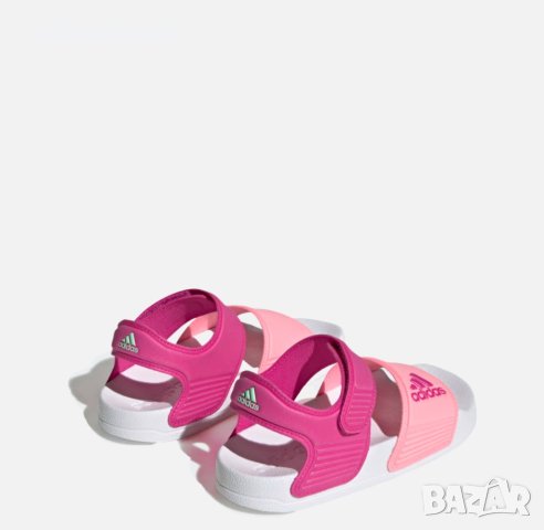 НАМАЛЕНИЕ!!! Детски сандали Adidas Adilette Sandals Pink/White H06445, снимка 4 - Детски сандали и чехли - 41543909