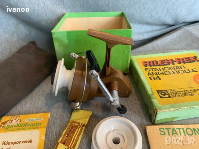 рибарска макара Germina Rileh-Rex 64 ГДР, снимка 7 - Макари - 49750303