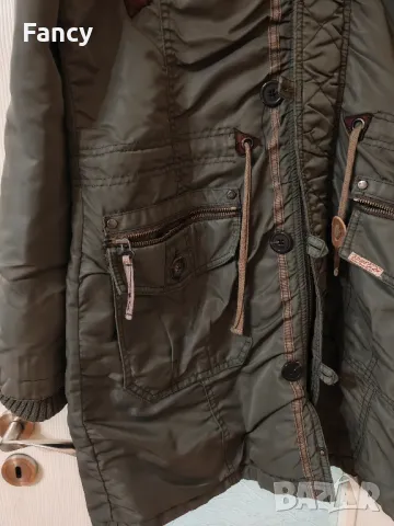 Страхотна дамска шуба Khujo XXL , снимка 8 - Якета - 49425300