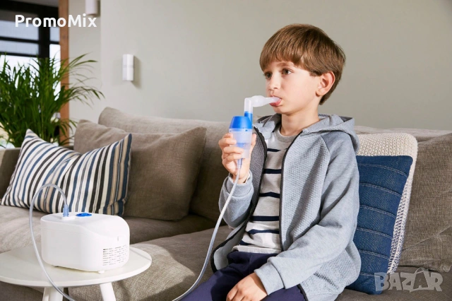 Компресорен инхалатор Omron X102 Total Небулизатор пулверизатор назален душ, снимка 2 - Други - 53165626