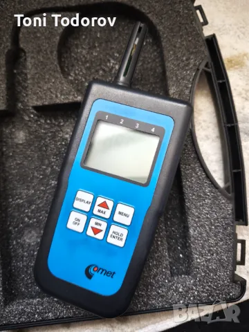 Термометър и влагомер Comet, снимка 4 - Измервателни инструменти - 48505243