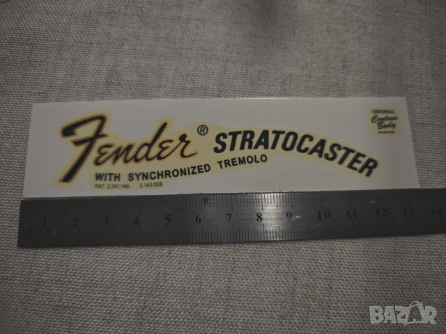 Ваденки Fender Stratocaster 1968/71 (CBS 70's) Custom Shop, снимка 4 - Китари - 53639295
