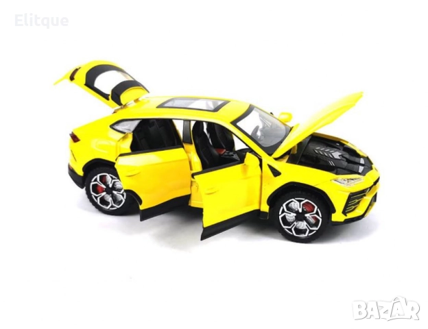 Метален джип Lamborghini Urus – Пушек, звук и светлина, снимка 6 - Коли, камиони, мотори, писти - 52745174