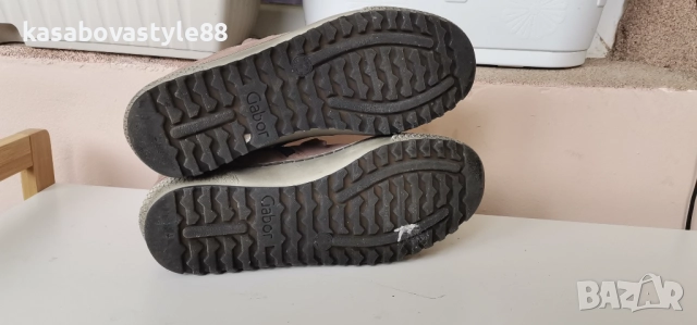 Боти Gabor Естествен велур 36.5н., снимка 2 - Дамски боти - 52281312