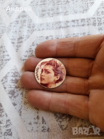 Стара значка Madonna #3, снимка 2 - Колекции - 51595625