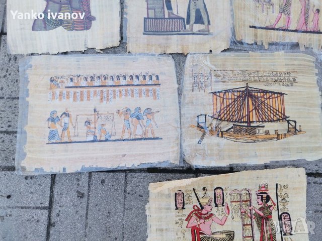 Папируси египет, снимка 4 - Антикварни и старинни предмети - 41371757