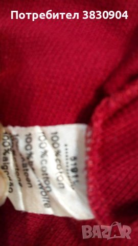 Поло шърт Lacoste, М, 100% памук, дълъг ръкав, снимка 5 - Блузи - 42195715