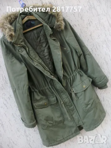 Дамско, зимно, дълго яке с качулка !, снимка 5 - Якета - 48325321