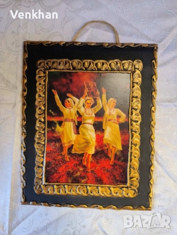 Картини размер 25/25 см на дървена основа., снимка 2 - Картини - 53002944